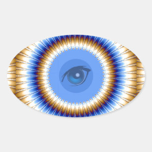 I Vision_ Oval Sticker