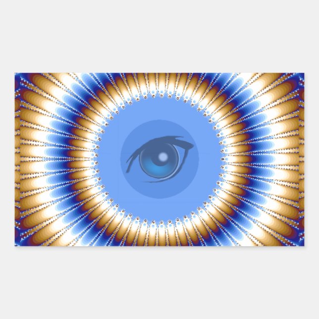 I Vision_ Rectangular Sticker (Front)