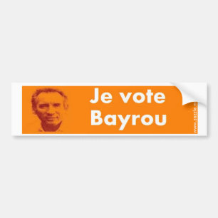 I vote Bayrou Bumper Sticker