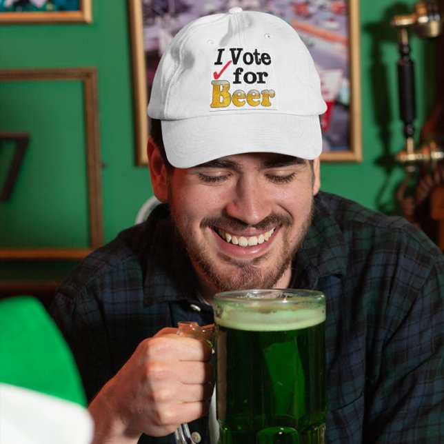 I Vote for Beer Trucker Hat (Creator Uploaded)