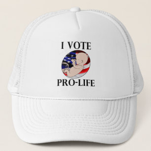 I Vote Pro-Life Trucker Hat