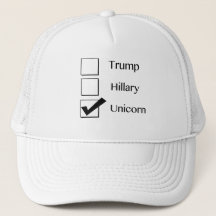 I Vote Unicorn Political Hat