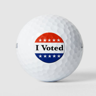 I Voted 2026 Elections Golf Balls
