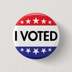 I Voted Button 2020 Election