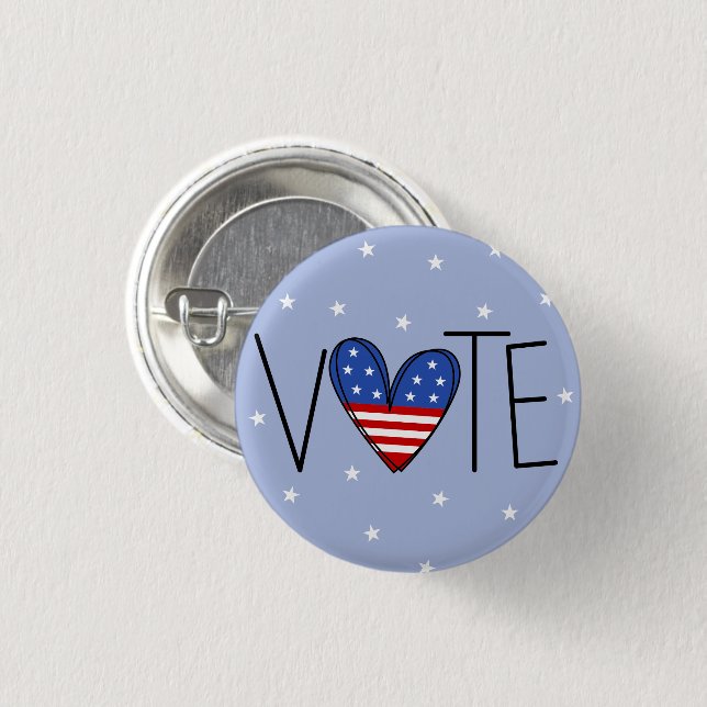 I Voted Button 2024 Election (Front & Back)