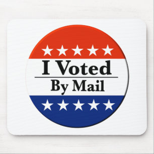 I Voted By Mail Mouse Mat