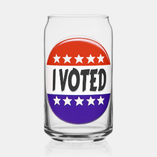 I Voted Can Glass