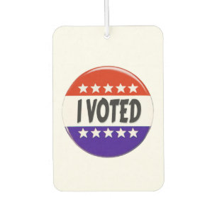 I Voted Car Air Freshener