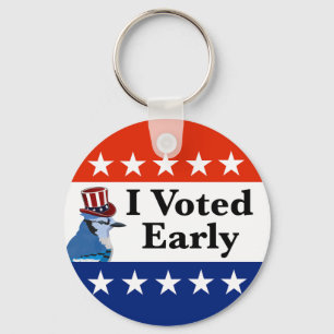 I Voted Early 2026 Elections Key Ring
