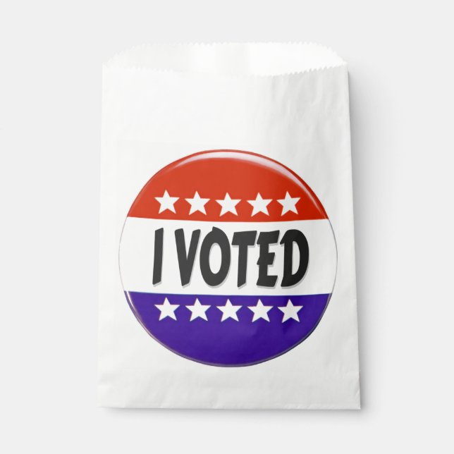 I Voted Favour Bags (Front)