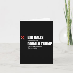 I Voted For Big Doge D.o.g.e _ Us Big President Card