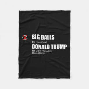 I Voted For Big Doge D.o.g.e _ Us Big President Fleece Blanket