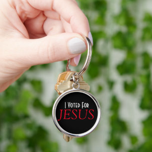 I voted for JESUS Christian Key Ring