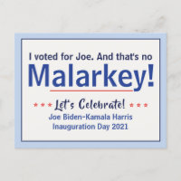 I Voted For Joe That's No Malarkey Pro-Biden