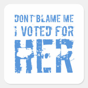 I Voted For Kamala Harris Square Sticker