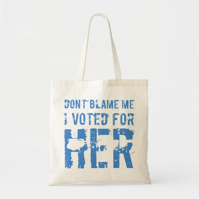I Voted For Kamala Harris Tote Bag (Front)