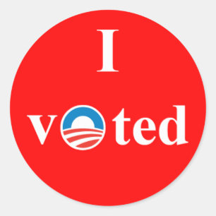 I voted for Obama sticker
