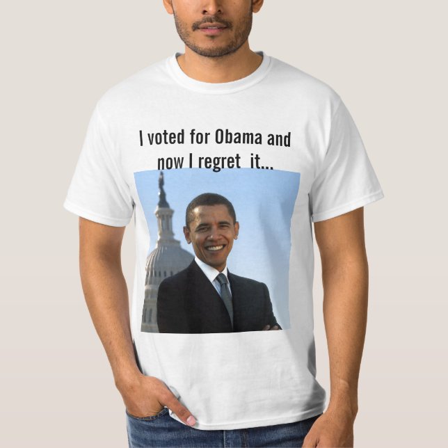 I Voted for Obama T-Shirt (Front)