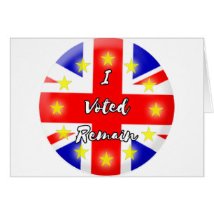 I voted Remain History