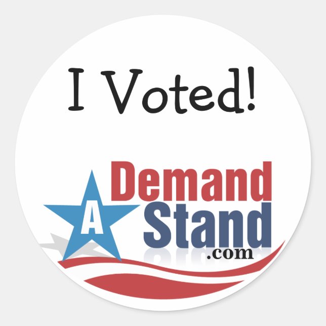 I Voted! Sticker (Front)