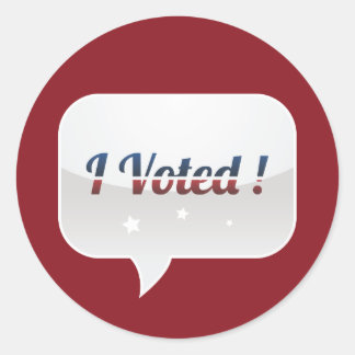 I Voted Sticker