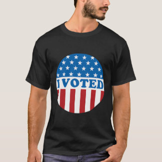 I Voted Sticker T-Shirt