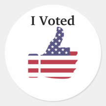 I Voted. Thumbs Up