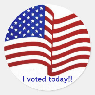 I voted today Sticker