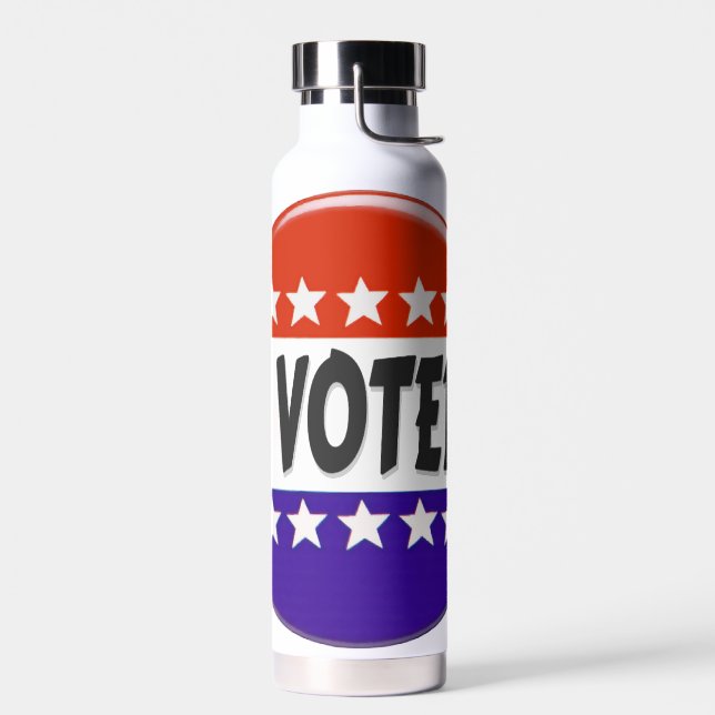 I Voted Water Bottle (Left)