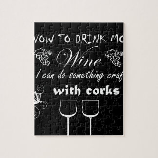 I vow to drink more wine so I can do something wit Jigsaw Puzzle