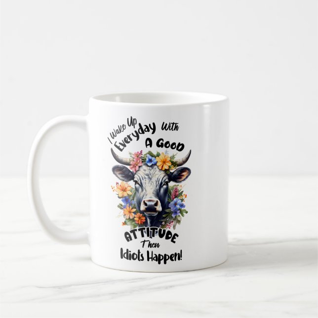 I Wake Up Every Day Coffee Mug (Left)