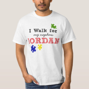 I Walk for ... Jordan Autism T-Shirt