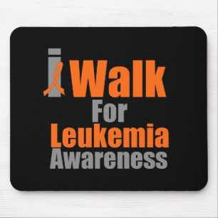 I Walk For Leukaemia Awareness Mouse Mat