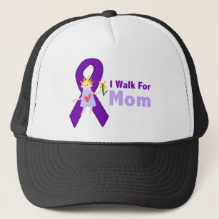 I Walk For Mum Alzheimer's Gift Trucker Hat