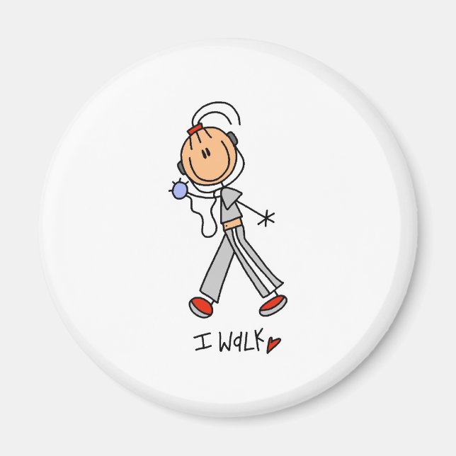 I Walk Magnet (Front)