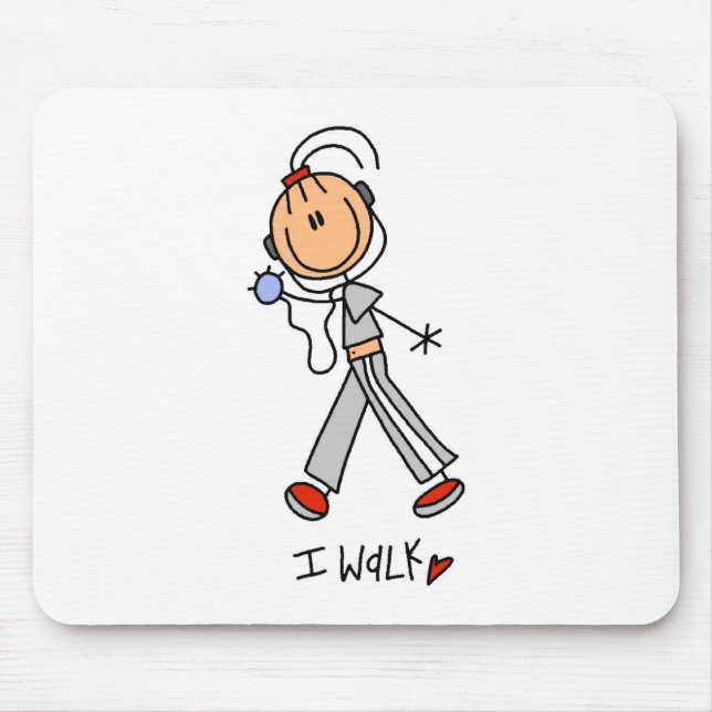 I Walk Mouse Mat (Front)
