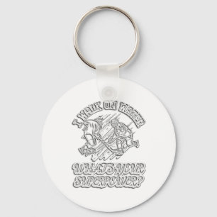 I Walk On Water Ice Hockey Funny Gifts For Hockey Key Ring