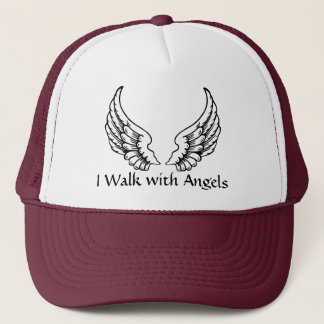 I Walk with Angels Trucker Style Cap