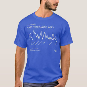 I walked the Wicklow Way Elevation Profile T-Shirt