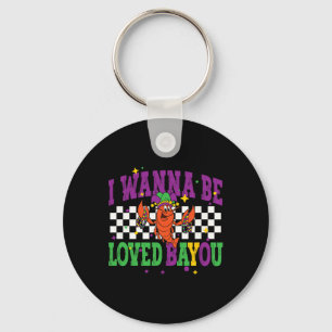 I Wanna Be Loved Byyou Mardi Gras 2025 New Orleans Key Ring