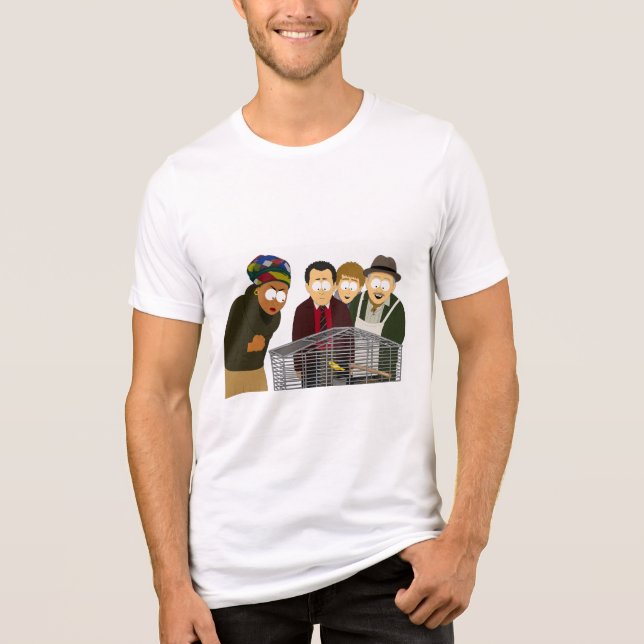 "I Wanna Canary"  Tri-Blend Shirt (Front)