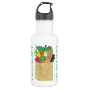 I Wanna Get Fresh With You Grocery Shopping Foodie 532 Ml Water Bottle