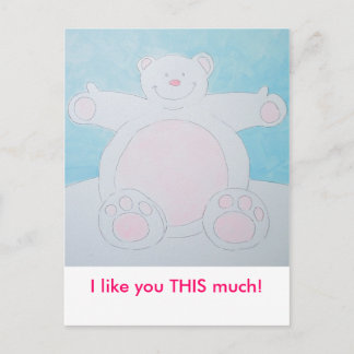 I want a cuddle! postcard