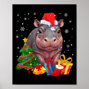I Want A Hippopotamus For Christmas Ba Poster
