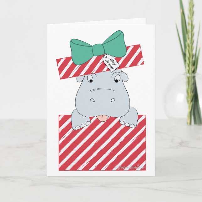 I Want a Hippopotamus for Christmas Card (Front)