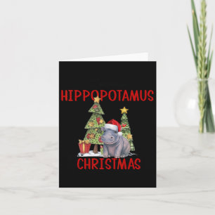 I Want A Hippopotamus For Christmas Funny Xmas Cos Card