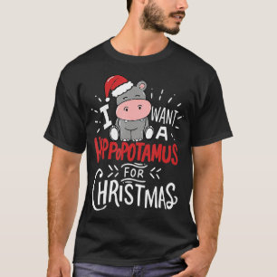 I Want A Hippopotamus For Christmas Pyjamas Men Wo T-Shirt