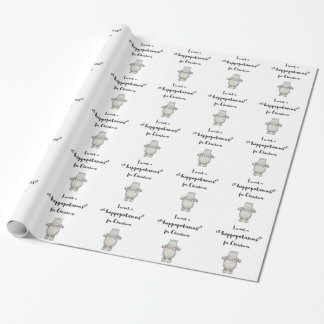 I want a hippopotamus for Christmas Wrapping Paper