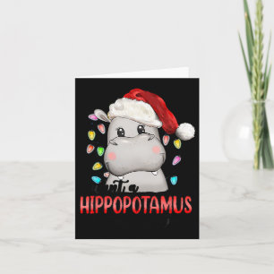 I Want A Hippopotamus For Christmas Xmas Hippo Lov Card
