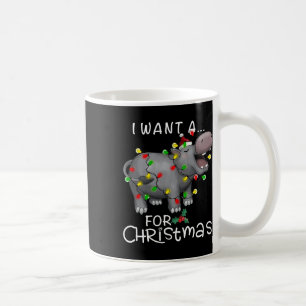 I Want A Hippopotamus For Christmas Xmas Hippo Lov Coffee Mug